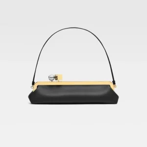 Niche Design Bags Women Handbags Ladies Genuine Leather Gold Clasp ZIP Closure Single Strap Shoulder Underarm Bag
