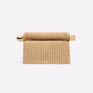 Niche Design Light Luxury Clutch French Style Rolled Edge Folding Evening Bag High-end Clasp Bag Womens Factory