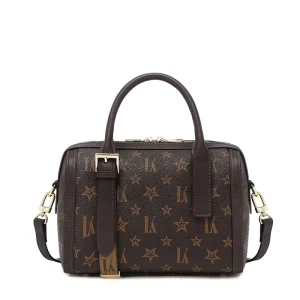Niche Handbag Fashionable Old fashioned High quality Large capacity Shoulder Crossbody Boston Bag