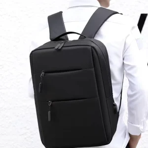 No Logo Waterproof Computer Notebook Bag Business Travel Usb Computer Laptop Backpack