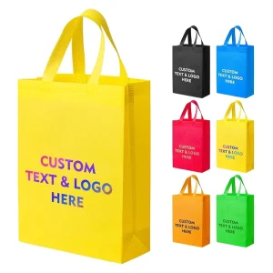 Non Woven Conference Tote Bags Reusable Eco Bags with Customizable Pockets & Event Branding