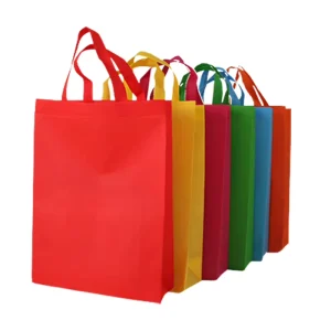 Non-Woven Fabric Reusable Silk Screen Printed Tote Bag Customizable Eco-Friendly Recyclable Button Closure Custom Coffee