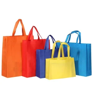 Non Woven Tote Bags Multi Color Reusable Tote Gift Bags for Creative DIY Advertising Environmentally Friendly Shopping