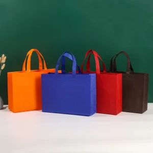 Non woven Tote Bag Spot Color Coated Cosmetics Shopping & Garment Bags Blank Can Be Printed Logo