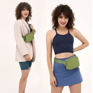 Nylon Belt Bag Fanny Pack Crossbody Bags for Unisex Everywhere Water Resistant Waist Packs Fashionable Sports Fitness Waist Bag