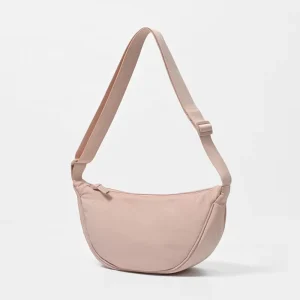 Nylon Crescent Dumpling Banana Moon Bag Women Men Small Daypack Sling Shoulder Crossbody Messenger Bag with Adjustable Strap
