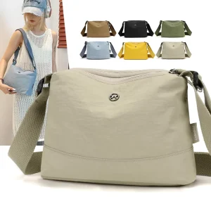 Nylon Crossbody Fanny Pack Women Men Fashion Multi Pockets Small Sling Shoulder Bags Armpit Bag Adjustable Unisex