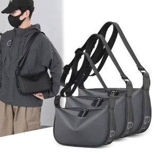 Nylon Fashion Messenger Tote Bags Letter Design Lightweight Waterproof Durable Anti Theft Custom Shoulder Bag Men