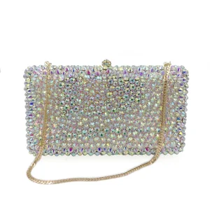 OC4277 Elegant Women Clutch Bag Price Bling Crystal Chain Bag Women Evening Clutch Bag for Formal Party
