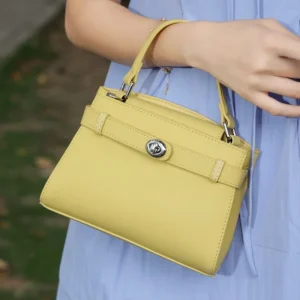 ODM&OEM Genuine Leather Luxury Designer Handbags Fashion Lady Single Button Shoulder Bag