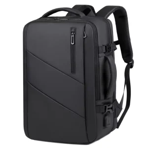 OEM Back Pack Custom Logo Designer Laptop Rucksack Travel Packsack Bag Black Backpack for Men