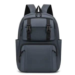 OEM Custom Logo Business Men Travel Student PU Waterproof Bagpack Back Pack Design School Laptop Bag Backpacks