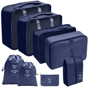 OEM & ODM Acceptable Travel Accessories Polyester Bag Travel Storage Bag Makeup Portable Storage Bag for Weekend Travel