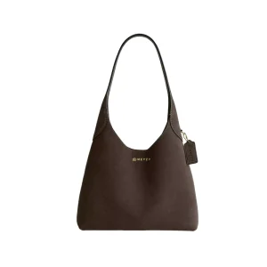 OEM ODM Casual Pu Vegan Leather Ladies Hobo Bags With Pouch Stylish Suede Shopper Bag Custom Logo Material Womens Shoulder Bags