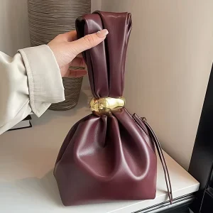 OEM ODM Custom Logo Luxury Quality Ladies Bucket Bags Handbag With Vegan Leather Top Handle New Fashion Womens Bucket Bags