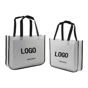 OEM ODM Nonwoven Shopping Bag Reusable Non Woven Yoga Sports Promotion Grocery Bag Factory Round Corner Non Woven Bag