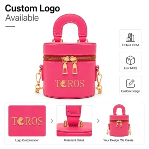 OEM ODM PU Leather Mini Bucket Bag Manufacturer Custom Logo Private Label Crossbody Bag