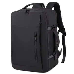 OMASKA Fashion Laptop Bags Polyester Men 17 Inch Waterproof Business Computer Backpack
