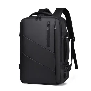 OMASKA High Quality Casual Backpack Nylon USB Fashionable Waterproof Zipper 15.6 Inch Laptop Backpack