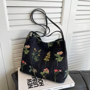 Omoi Custom Canvas ZIP Spring Stone Fashion Women Girls Shopping Classic Tote Single Shoulder Sling Handle Bag Handbag