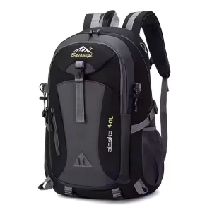 Outdoor Hiking Backpack 40l Large Capacity Lightweight Travel Bag Waterproof Cycling Schoolbags for Men and Women