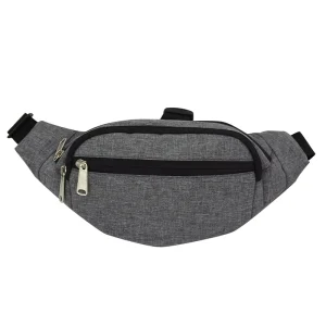 Outdoor Sports Fanny Chest Bag Customizable Color Waterproof Polyester Zipper Portable OEM Running Belt Waist Bag