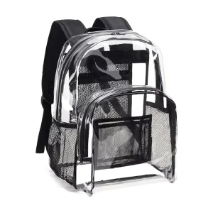 Outdoor Stylish Clear Backpack Waterproof Bag Fashion Bags Transparent Heavy Duty Pvc for Girls Unisex