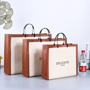 Oversized Tote Bag Girls Hand Bag Large PP Non Woven Tote Shopping Bag for College Students