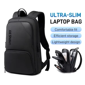 Oxford woven Air Cushioned Laptop Bag Cross Border Leather Finish Design Lightweight 20L Backpack Business Trips Daily