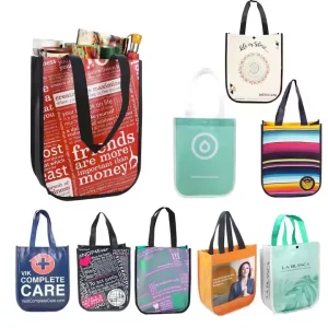 PP Non Woven Shopping Bag With LOGO Recycled Laminated Tote Bag Non Woven Bag