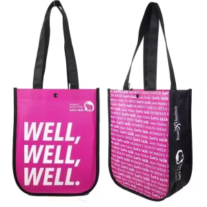 PP Non Woven Shopping Bag With LOGO Recycled Laminated Tote Bag Non Woven Bag