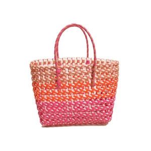 PP Woven Beach Straw Bag Plastic Shopping Straw Bag for Women’s Vegetable Handbag Shoulder Bags