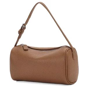 PU Leather Shoulder Bag Women’s Zipper Bag Compact Daily Carry Purse Adjustable Strap Handbag