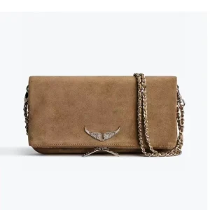PU Zipper Clutch Bag with Chains Decoration Black Shoulder Diagonal Two Strips Polyester Lining