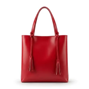 PVC Shoulder Bag Fashion Lady Vintage Style Open Closure Waterproof Solid Pattern Shopping & Outdoor Use