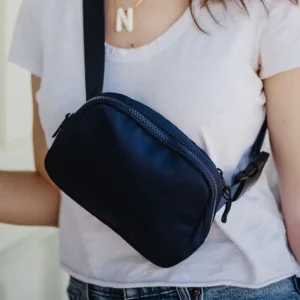 Personalized Cross Body Sling Bag Custom Sling Bag Nylon Travel Belt Bag for Women