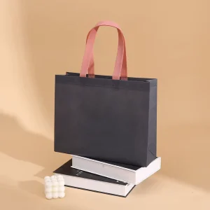 Personalized Reusable Shopping Bags Custom Tote Bags Non woven Fabric Custom Printed Gift Bags
