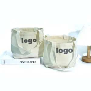 Personalized Tote Cotton Canvas Tote Bag Reusable Custom Logo Tote Shopping Bags Cotton Canvas Bag