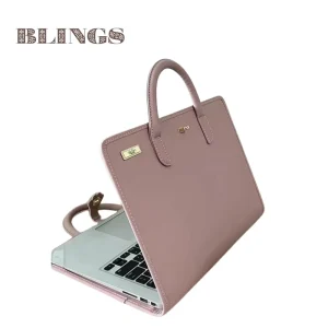 Pink Computer Bag Soft PU Custom Notebook Protective Laptop Sleeve Case