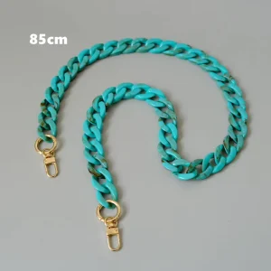 Plastic Bag Chains Women’s Bag Accessories Resin Acrylic Chain Colorful Handmade Thick Chain for Handbags Handle