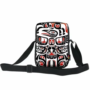 Polyester Messenger Bag Casual Style for Teens Students Everyday Crossbody Bag