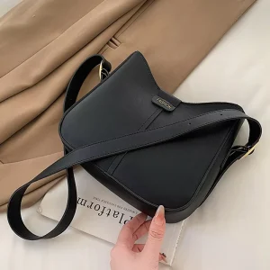 Popular Korean Large capacity Messenger Bag Women’s New Wave Soft Leather Retro Texture Shoulder Messenger Bag
