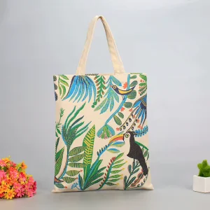 Popular Large Capacity Portable Fashionable Shoulder Beach Handbag with Various Printed Designs and Zippers