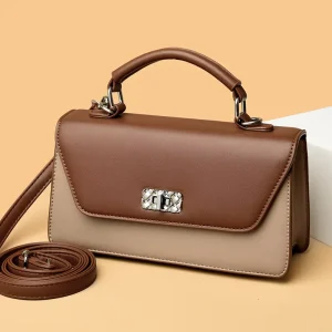 Popular Luxury Senior Sense Women’s Bag Niche New Retro Small Square Bag Single Shoulder Crossbody Bag