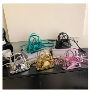 Popular PU Small Mini Purses and Handbags Fashion Ladies Patent Leather Women Hand Bags