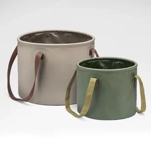 Portable 10L/20L Capacity Foldable Travel Tool Tote Bag Folding Bucket for Outdoor Camping Hiking Fishing Picnic