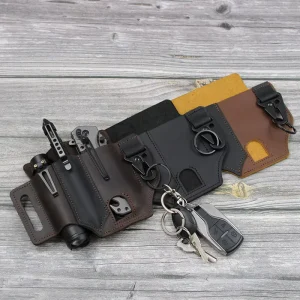 Portable EDC Tool BAG Waist Belt Bag Knife and Flash Bag forTravel