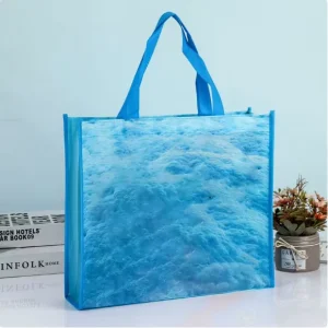 Portable Non-woven Fabric Bags with Custom Small-batch logo Printing and Patterned Clothing Gifts Shopping Promotional Bags