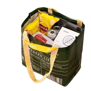 Portable PP Woven Fashion Women s Shopper Bag