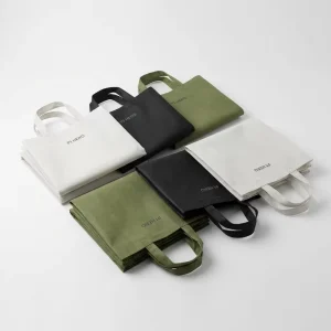 Portable Reusable Eco Friendly Custom logo Non woven Fabric Shopping Bags P Reusable Non Woven Bags with logo